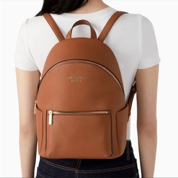 Kate Spade Leila Medium Dome Pebbled Leather Backpack - Picture 5 of 10